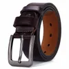 Belts Plus Size 105 110 120 130 140 150 160 170cm Belt For Men Women Genuine Leather Alloy Metal Pin Buckle Waist Betls Straps 2023