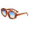 Sonnenbrille Rahmen 2023 Mode Unregelmäßige Leopard Bunte Frauen Persönlichkeit Shades Weibliche Shopping Reise Sonnenbrille UV400 231110