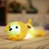 Plush Light - Up Toys 1pc 35cm Kawaii Luminous Plush Dog Toys Glowing Led Light Söta djurleksaker härliga fyllda färgglada kuddar barnbarnflickor gåva 231109