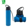 Water Bottles Outdoor Sports Kettle Silicone Folding Bottle Travel Cup Creative Drink