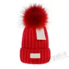 Mützen Klassische Wolle Strickmütze Designer Damen Beanie Mütze Kaschmir Winter Damen Herren Wggs Schwarz Weiß Grau Warme Mütze