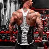 Herrtankstoppar Bodybuilding Tank Tops Men Gym Workout Fitness ärmlös skjorta Male Summer Cotton undertröja Casual Singlet Vest Brand Clothing 230410