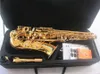 Sassofono contralto di alta qualità A-992 Strumenti musicali in ottone sax dorato in mib con custodia