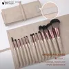 Makeup Brushes Ducare 14st Makeup Brushes Set Eye Cosmetic Tools Högkvalitativa syntetiska hår Ansikte Eyeshadow Eyebrow Comb Brush With Makeup Bag Q231110