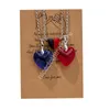 Paar love hangere ketting magnetisch één paar natuursteen kristal kwartskettingen sieraden accessoire cadeau