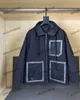 xinxinbuy Men designer Coat Double sided Jacket pocket roma long sleeves women white khaki Black blue M-2XL