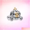 Cartoon Accessories 925 Sterling Sier Pandora Charm Pendant Lämplig för original Classic DIY -armband kvinnliga designer smycken och pum dhdds