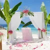 Party Decoration Wedding Backdrop Drape Curtain Birthday Stage Bakgrund Diy Arch Chiffon Fabric Draping