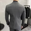 Mäns kostymer Autumn Suit Slim Fit Casual High Quality Business Large Size Dress Formal For Men Fashion Man