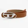 Other Fashion Accessories PU Leather Belt Metal C Buckle Waist Waistband Lady for Pants Trendy 231110