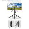 Selfie monopodlar selfie sopa tripod teleskopik selfie tripod ayarlanabilir fotoğrafçılık tripod kablosuz uzaktan kumanda ve 360 ​​açık hava q231110 için döner