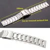 Assista Bandas de Aço Inoxidável Watch Band Strap Mulheres Homens Metal Watchband Link Pulseira 18mm 20mm 22mm 24mm Acessórios Prata Rosa Ouro Preto 231110