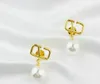 Boucles d'oreilles fille Dangle bijoux femme boucles d'oreilles Designer pour femmes designer Lustre femmes designers luxe avec boîte fête mariage fiançailles amoureux lustres