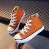 Sneakers High Top Canvas Es Shoes for Kids Girls Boys Anti-slip Casual Sneakers Toddler Boy Shoes Candy Color Skate Shoes 230410 CoNvErity