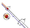 Strumenti per barbecue in acciaio inossidabile Bastoncini telescopici per arrostire hot dog marshmallow Spiedini Girarrosto estensibile con manico in legno per cucinare / falò / falò / grill Smores