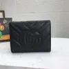 Fashion Luxurys Top Quality Designer Short Women Wallet Woman Purse Discount Original Box Card Holder Checked Flower Womens Wallet Ladies Handbag #474802