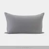 Pillow Dark Gray Waist Case INS White Leather Patchwork Sofa Covers Decorative Cover For Living Room Home Decor