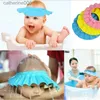 Shower Caps Adjustable Baby Shampoo Cap Kids Wash Hair Protection Infant Health Care Accessories New Soft EVA Baby Bath Waterproof HatL231110