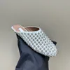 Half Slippers Jurk Schoenen Zomer Platte Mesh Uitgehold Gladiator Comfortabel Ballet Ontwerper Sapatos Gesp Vrouwen Lederen Schoen Mullers 34-41