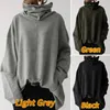 Damestanktops Oversize hoodies Lente Trui met hoge hals Mode Losse casual zak met lange mouwen