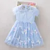 Girl Dresses Baby Girls Lace Princess Dress 2023 Summer Kids Evening Wedding Birthday Party For Clothing Vestido 3 5 8 10 Years Old