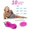 Ägg Yeain g vibrator ägg sexig slav vattentät 10x laddningsbar trådlös fjärrkula produkt för kvinnors sexleksaker 1124