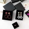 Jewelry Pouches 24pcs Cardboard Boxes Storage Display Carrying Box For Necklaces Bracelets Earrings Square Paper Gift