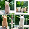 Festa Favor Kawaii Alpaca Brinquedos de Pelúcia 23cm Arpakasso Llama Stuffed Animal Bonecas Brinquedo Japonês Crianças Crianças Aniversário Presente de Natal Dr Dhxwh