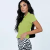 Blusas femininas hirigin verão 2023 camisa botão abaixar tops sexy manga curta cor sólida slim fit lapela camisas