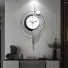 Duvar Saatleri Dijital Modern Saat Yaratıcı Endüstriyel Sessiz Hareket Tasarımı Minimalist Reloj De Pared Geek Dekorasyonu