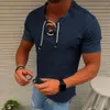 Erkekler Tişörtler Erkekler Vneck Tshirt Out Tehlike Out Gömlek Sıradan Kısa Kollu Yıkama Vintage Denim Bluz Fitness Vücut Geliştirme Üstleri 230410