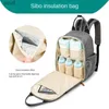 Diaper Bags Fashion Mummy Backpacks Multifunctional Baby Nappy diaper bags Mommy Maternity Backpacks with stroller hooks Diaper BagsL231110