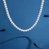 Pendant Necklaces Punk Simple 40 45 50CM Men Pearl Necklace Fashion Handmade Strand Beads For Women Collar Perlas Hombre