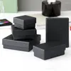 Jewelry Pouches 24pcs Cardboard Boxes Storage Display Carrying Box For Necklaces Bracelets Earrings Square Paper Gift