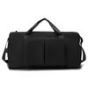 Duffel Bags 2023 Grande capacidade dobrável viagem impermeável esportes duffle saco ginásio com bolso molhado sapatos feminino crossbody