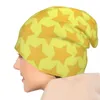 Baskar gula stjärnor stickade hatt sol mössa mens tennis kvinnor