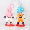 16 pièces/lot boule de dessin animé Mini figurine en gros 7cm Figurines avec Base Gacha Anime PVC poupées jouet