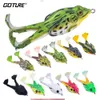 Fishing Hooks Goture Frog Type Topwater Lure Silicone Thunder 8 9 10 CM Double Propeller Soft Bait Artificial Wobbler For 231109