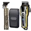 Electric LCD Hair Clipper Trimmer For Men Rechargeable Shaver Beard Barber Hair Cutting Machine Four-Color USB Enoxc