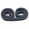 1m Black Plastic Drag Chain Cable Carrier for CNC Router Mill Cable Drag Chain