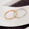 Bagues de cluster Bague de mariage pour femme homme haute polie or rose couleur argent 316L en acier inoxydable charme bijoux de doigt (GR210)