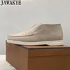 Scarpe eleganti classiche aperte da passeggio piatte da donna taglie forti Mocassini color carne Suola in gomma Slip-on formali di lusso da uomo di marca