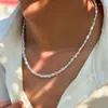 Choker Fashion Simple Imitation Pearl Necklace For Women Vintage Elegant Pärled Temperament Wedding Party Jewelry