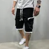 Herrshorts Summer Gym snabbtorkande avslappnad fitness Streetwear Jogging Pants Men Multi-Pocket Sport Hip Cargo 230410