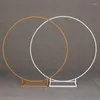 Party Decoration 2pc Large Size 2M/2.4M Metal Round Balloon Wedding Arch For Birthday Po Background