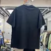 T-shirts homme Chemise à manches courtes col rond imprimé mousse monochrome 230410