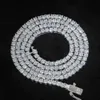 Designer Jewelry 925 Silver Custom Jewelry D Color VVS Two Rows Diamond Moissanite Tennis Necklace