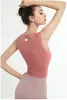 LL Vrouwen Yoga Sport Bh Crop Top Bodycon Tank voor Fitness Bras Meisje Hoge Elasticiteit Sport Tank Ondergoed Running gym JY014