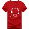 T-shirts pour hommes Top qualité mode casque dessin animé imprimé chemise décontractée hommes marque T-shirt coton T-shirt grande taille 5XL