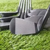Клуб Black Golf P790 Железный набор для мужчин 456789p Полный набор из 7 графитовых стальных клубов с головными колпами